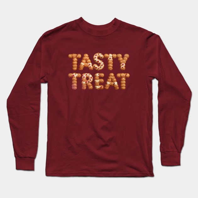 Tasty Treat Flirty Shirt baked yummies. Long Sleeve T-Shirt by Vixen Games